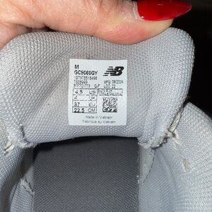 New Balance Light Gray Athletic Shoes